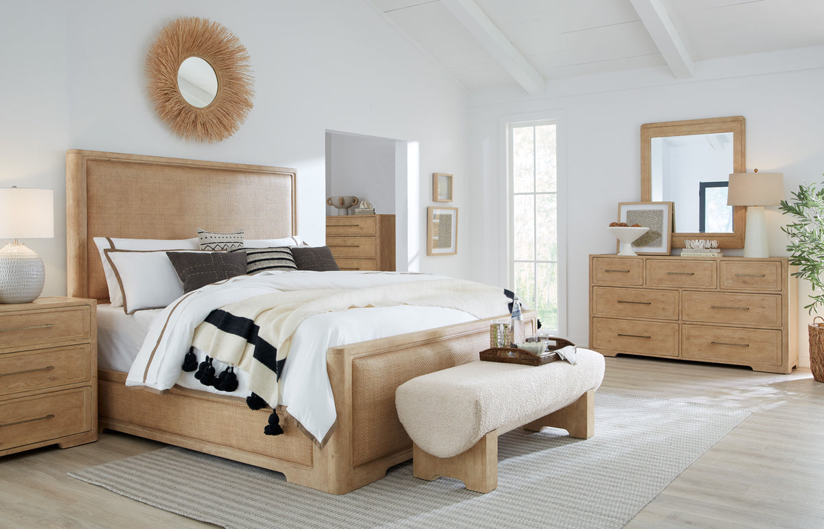 Retreat Bed Bench - Beige / Light Brown by Hooker Furniture - View 3
