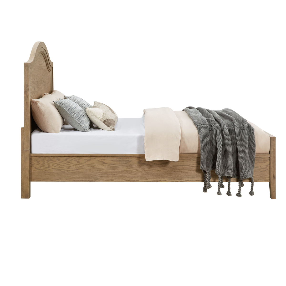 Arlington King Panel Bed - Dark Brown | Flexsteel