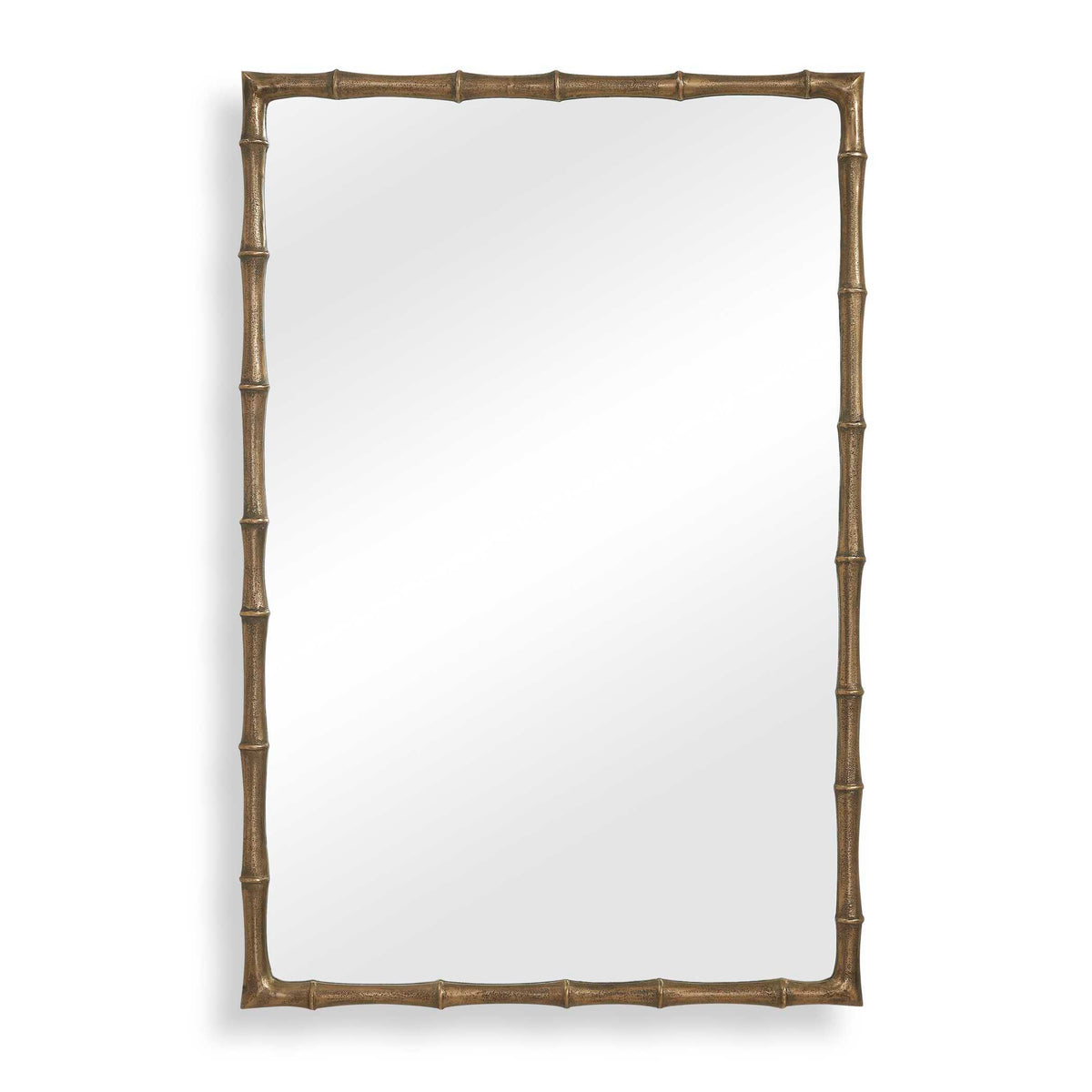 Brass Bamboo Rectangle Mirror - Gold by Uttermost - View 1