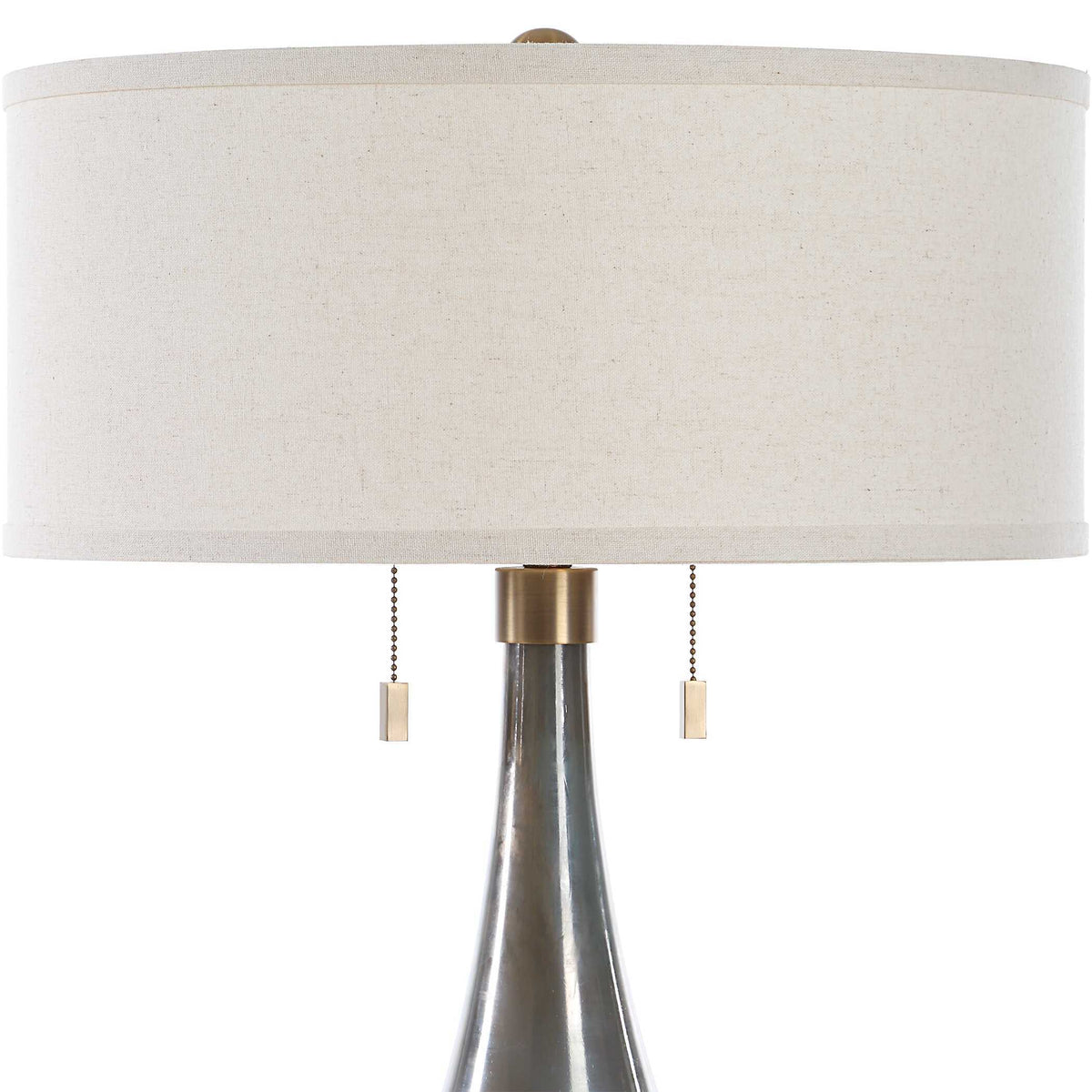Cardoni Table Lamp Smoke - Dark Gray by Uttermost - View 5