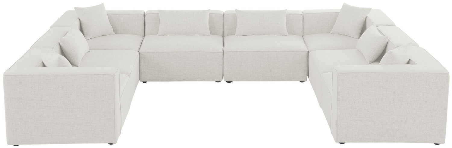 Cube - Modular Sectional 8 Piece - Cream | Home Elegance USA