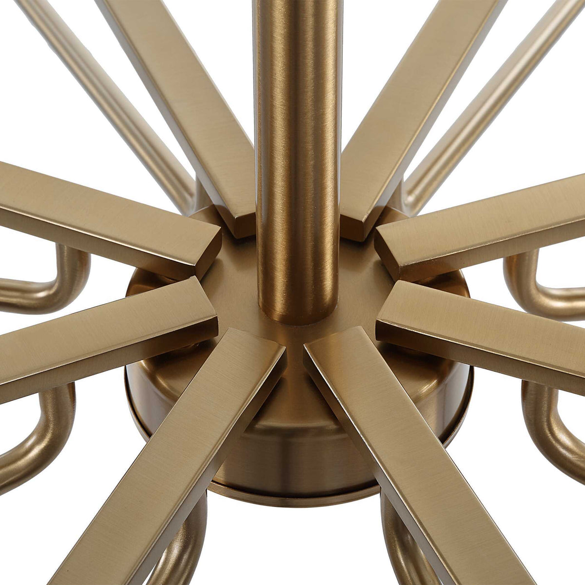 Lassen 8 Light Chandelier Brass - Bronze by Uttermost - View 11