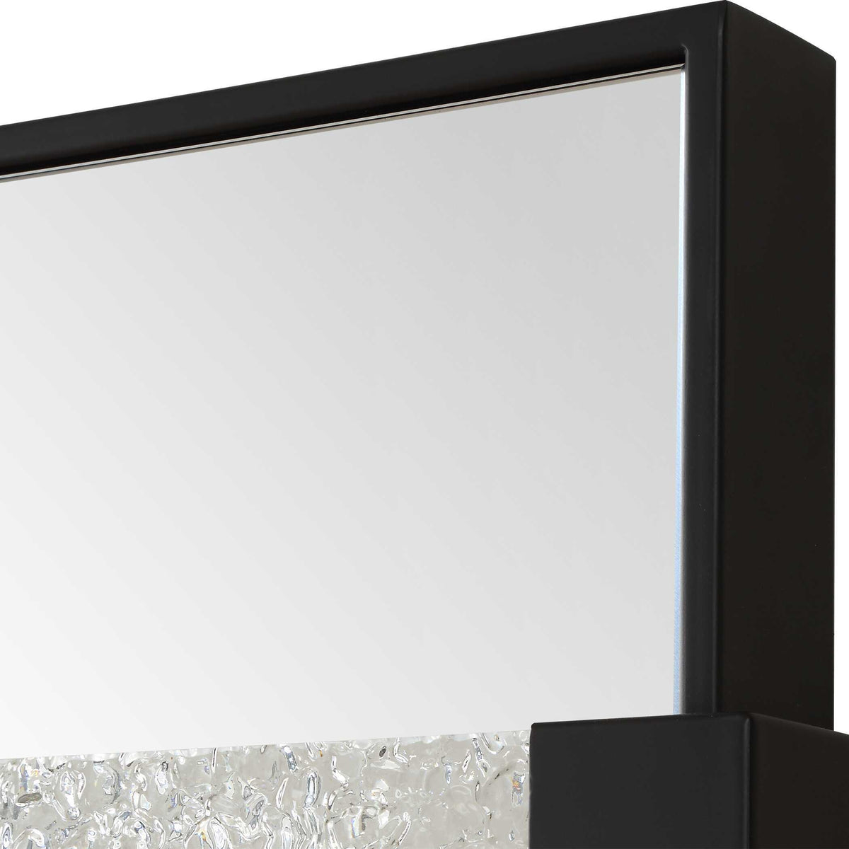 Stratton Modern Dressing Mirror - Black by Uttermost - View 6