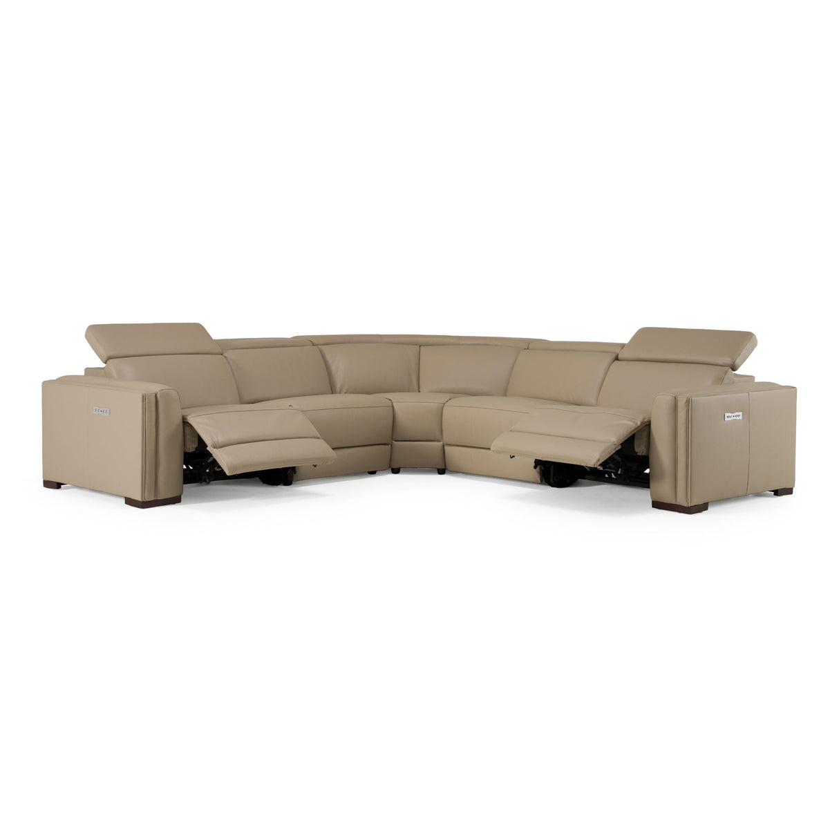 Frazier Modern Tan Leather Power Reclining Sectional Sofa – VIG Furniture - Home Elegance USA