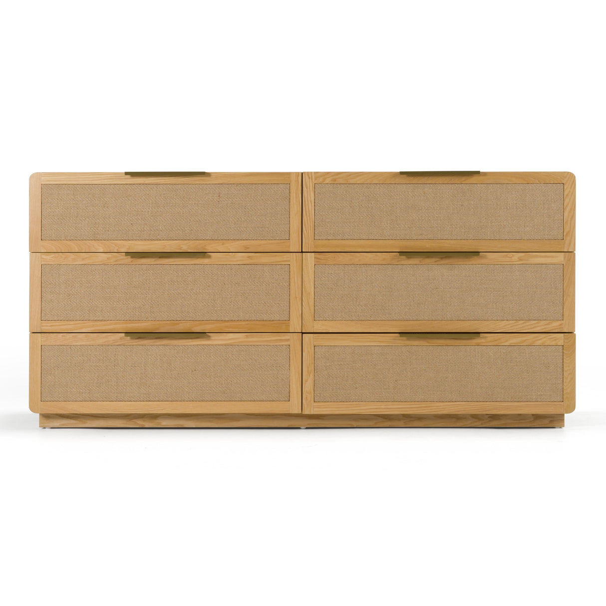 Gavin - Modern Natural Ash + Rattan Dresser - View Image 1