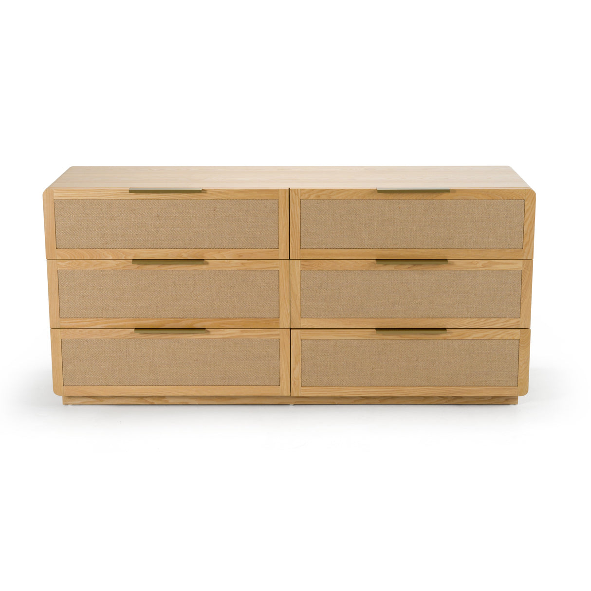 Gavin - Modern Natural Ash + Rattan Dresser - View Image 1