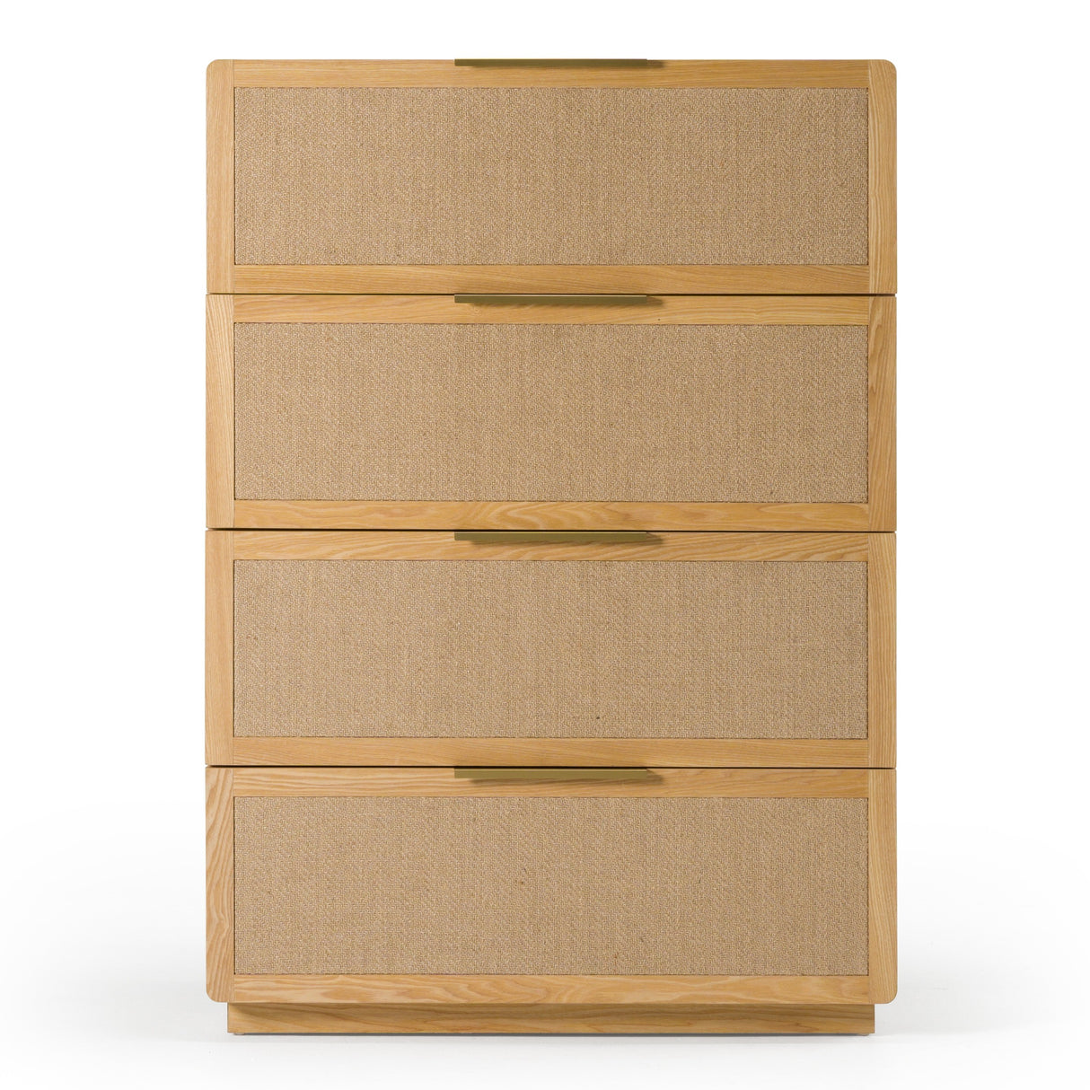Gavin - Modern Natural Ash + Rattan Chest - View Image 1