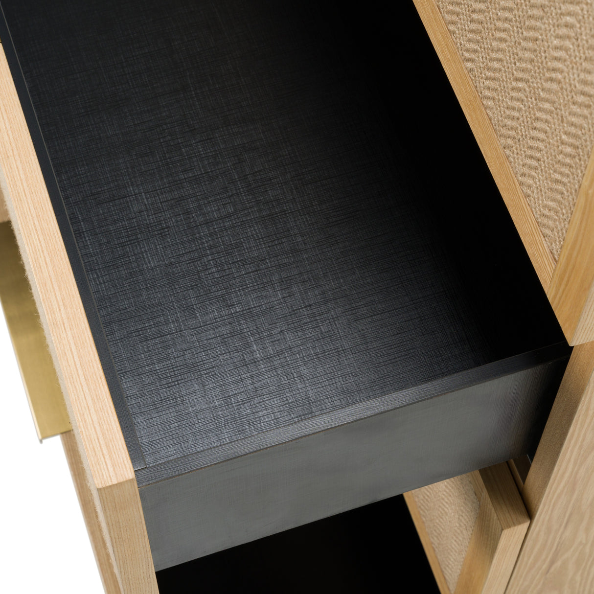 Gavin - Modern Natural Ash + Rattan Chest - View Image 1