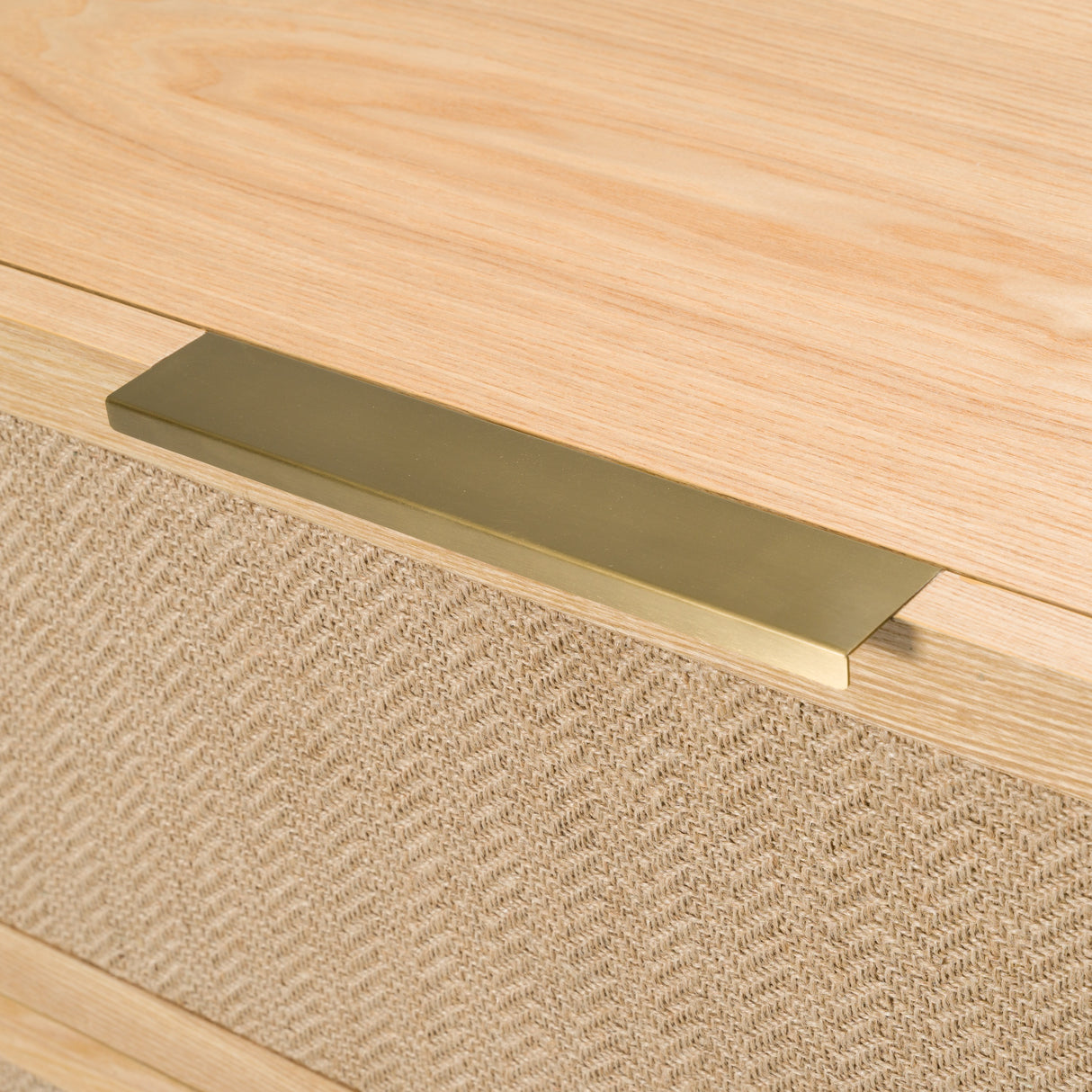 Gavin - Modern Natural Ash + Rattan Chest - View Image 1
