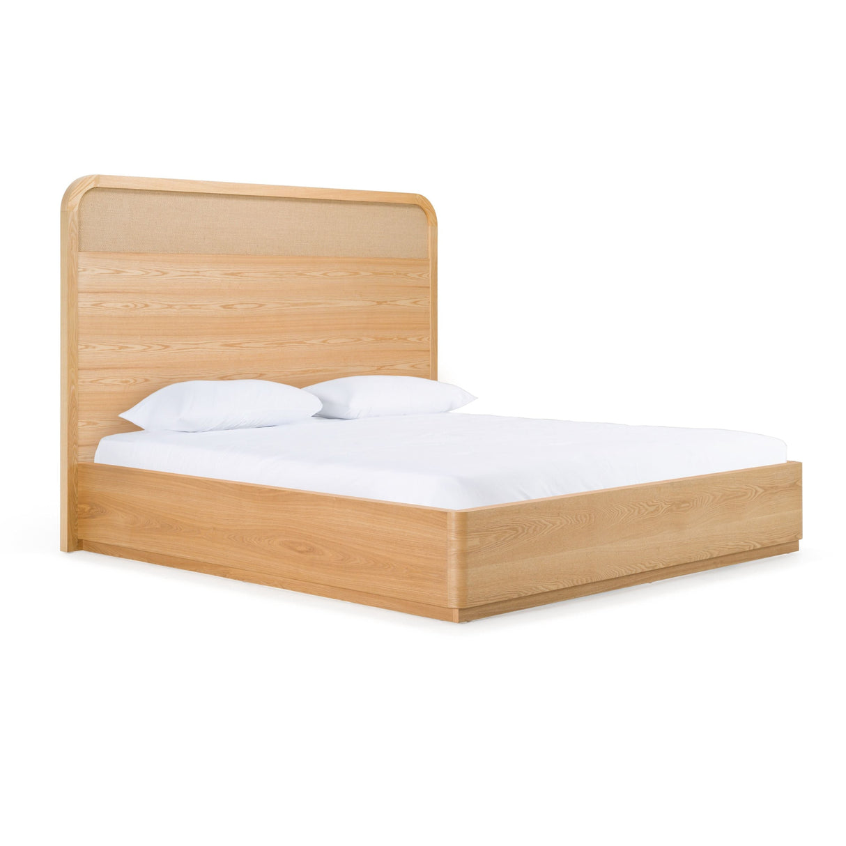 Gavin Modern Natural Ash & Rattan Bedroom Set – VIG Furniture - Home Elegance USA