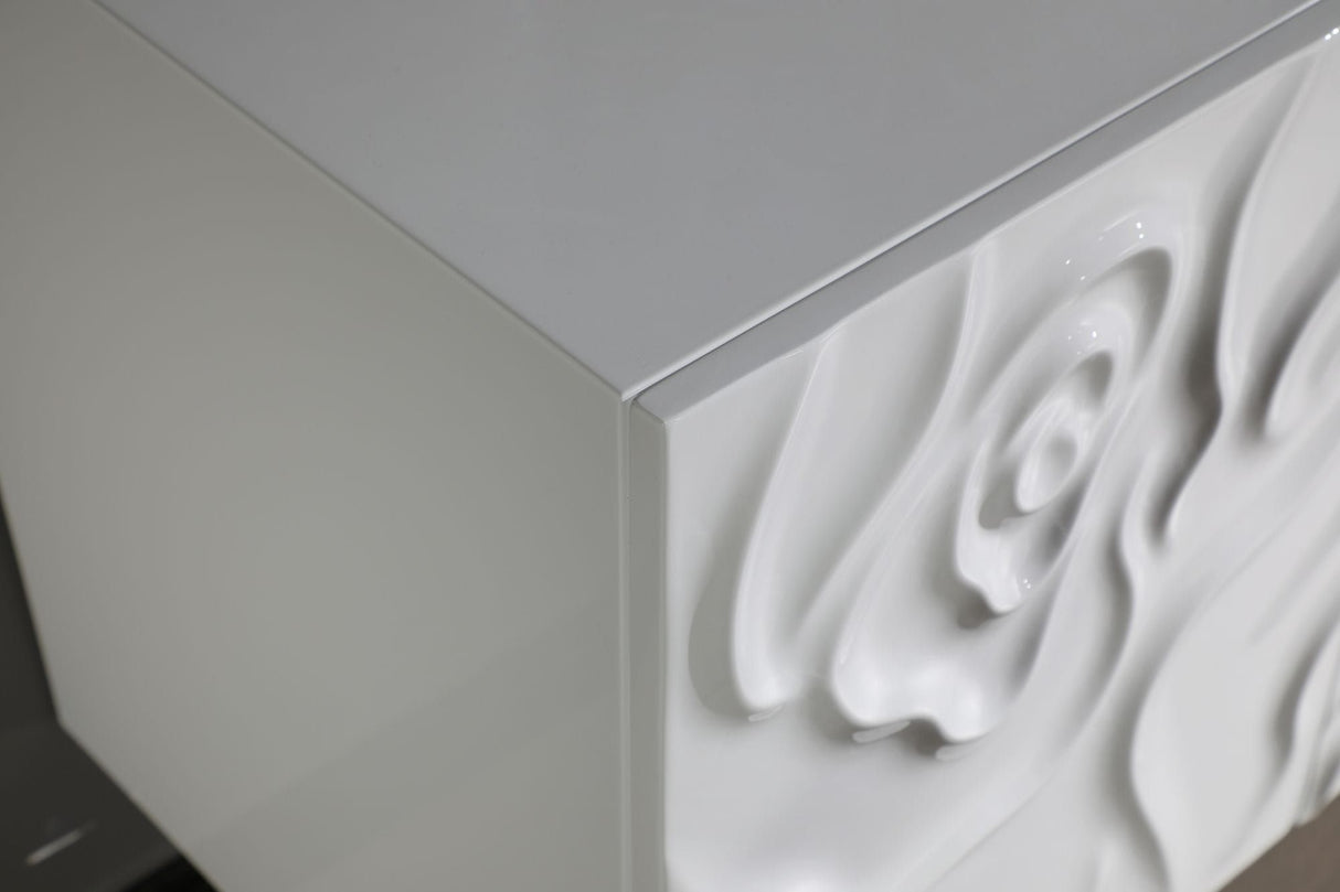 Modrest Gwen - Modern White High Gloss Buffet - Home Elegance USA