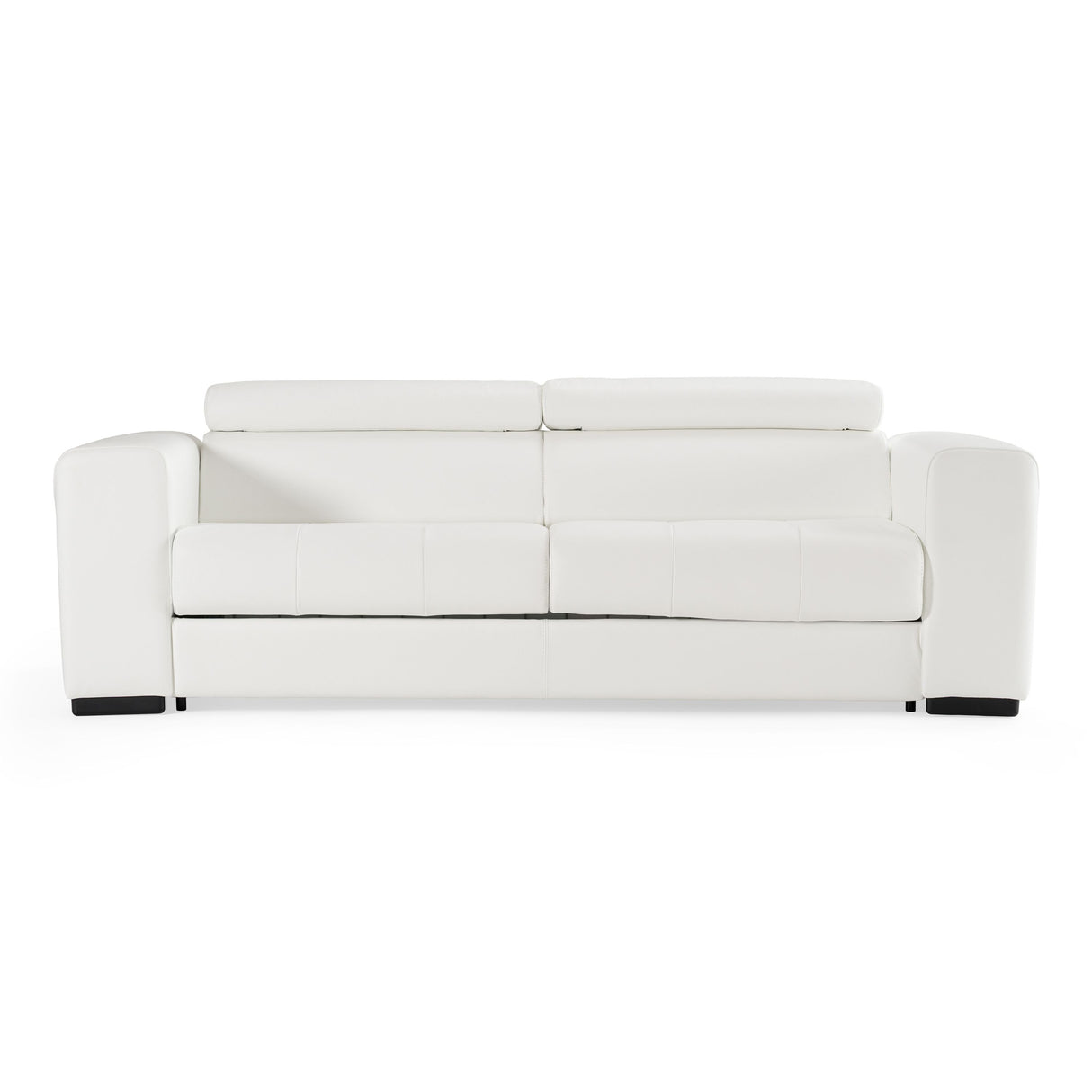 Lamod Italia Icon - Sofá cama italiano moderno de cuero blanco