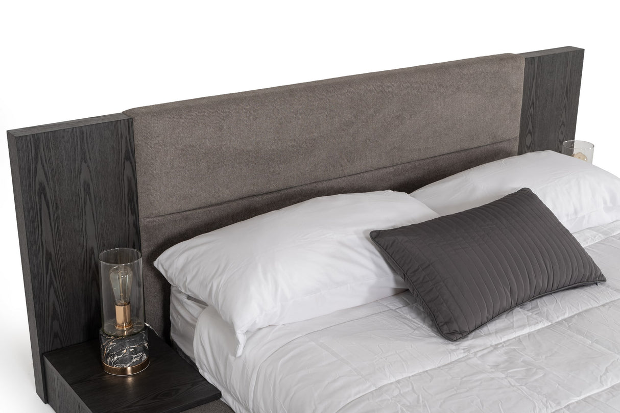 Eastern King Jagger Modern Grey Bed - View Image 1