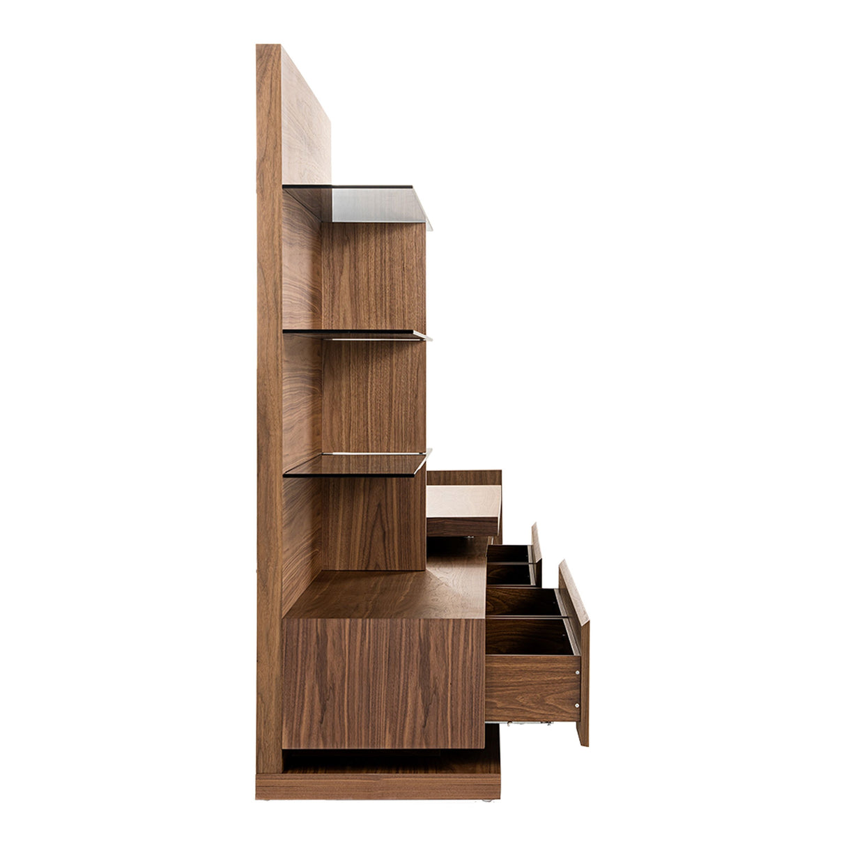 Modrest Jefferson - Mid-Century Modern Walnut TV Unit