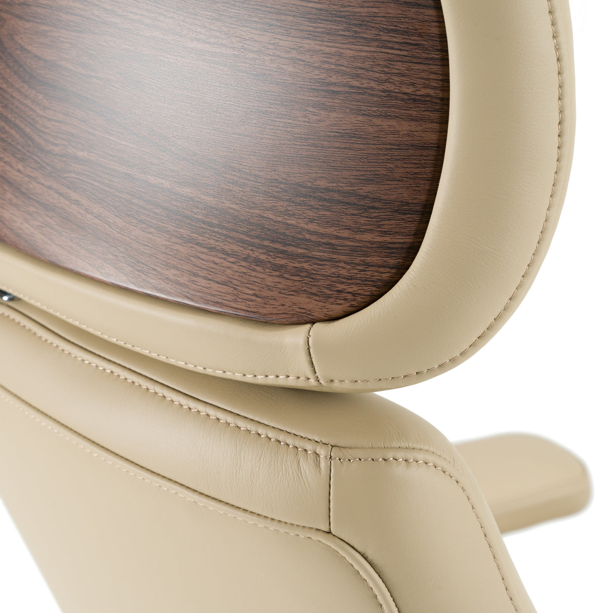 Johnson - Modern Beige Leather Executive Office Chair - View Image 1