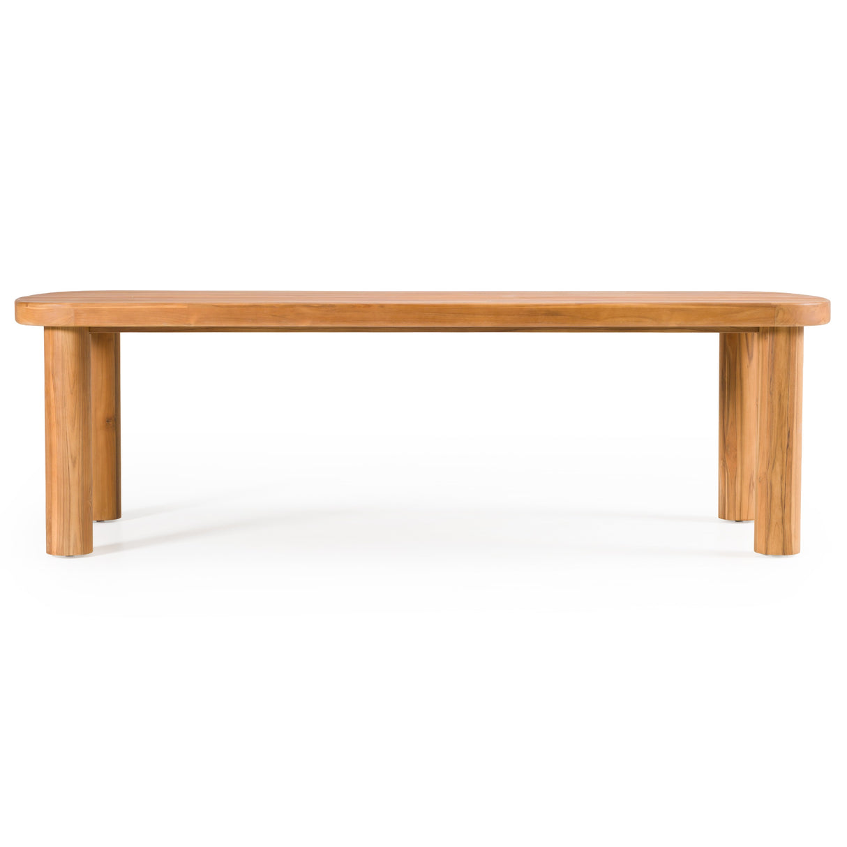 Kamari - Outdoor Natural Teak Dining Table - View Image 1