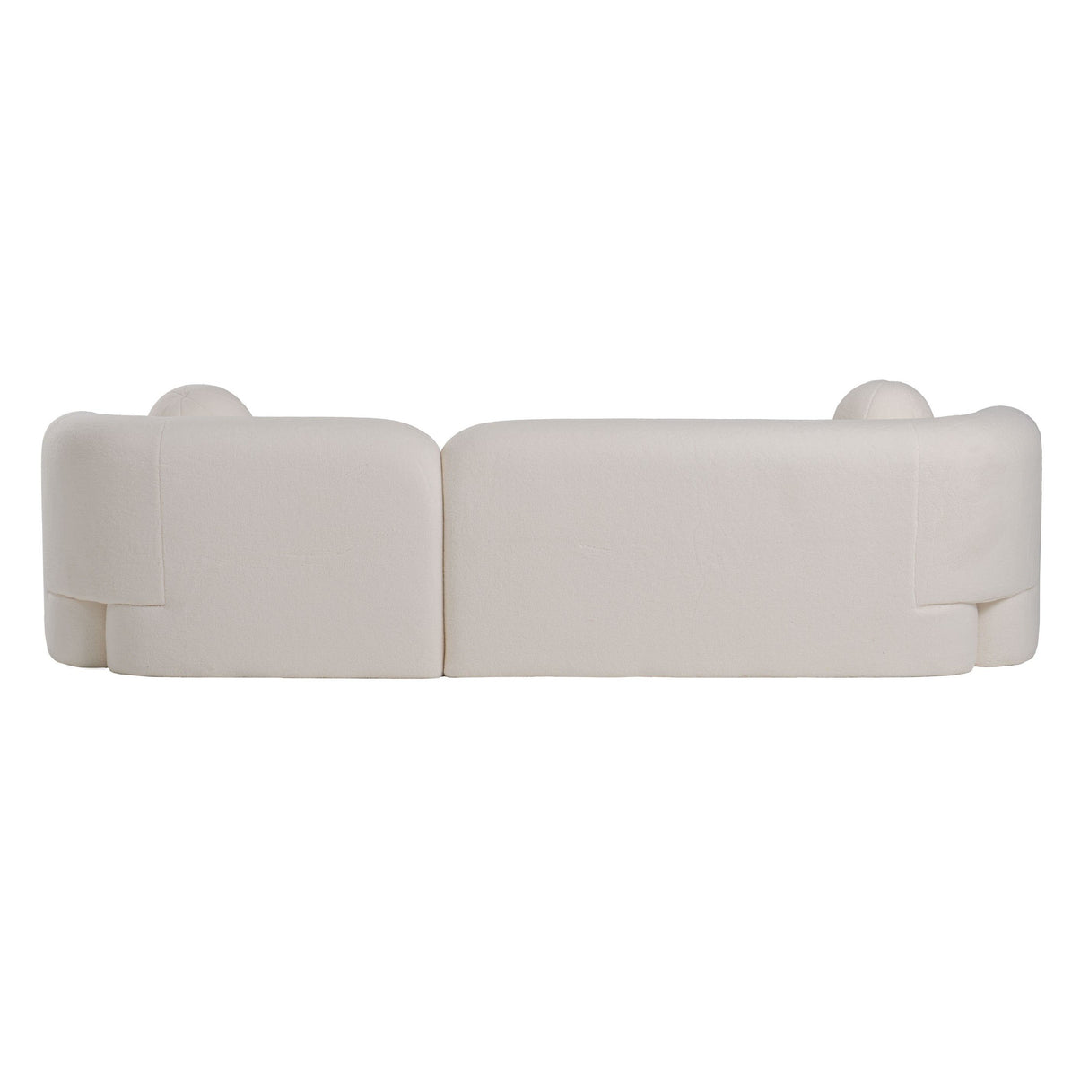 Modrest - Khan Modern 4-Seater Off White Fabric Sofa