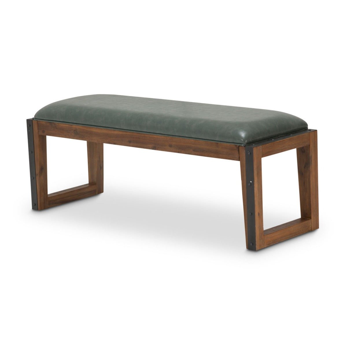 Brooklyn Walk Dining Bench In Burnt Umber - Ki - Brkw900 - 408 | Aico | Home Elegance USA