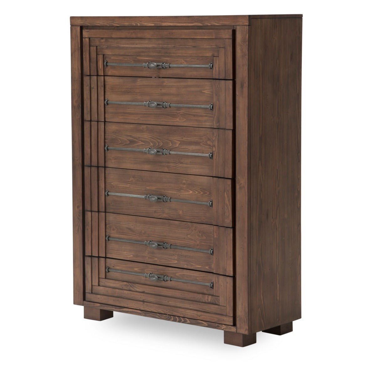 Carrollton 6 Drawer Chest In Rustic Ranch - Ki - Crln070 - 407N | Aico | Home Elegance USA