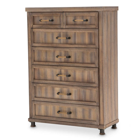 Crossings 6 Drawer Chest In Reclaimed Barn - Ki - Crsg070 - 217 | Aico | Home Elegance USA