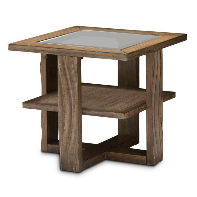 Del Mar Sound End Table In Boardwalk - Ki - Delm202 - 215 | Aico | Home Elegance USA