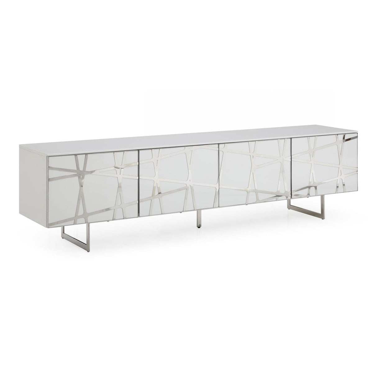 Modrest Kilson - Modern White TV Stand