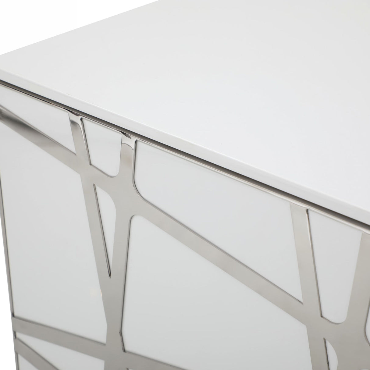 Modrest Kilson - Modern White TV Stand