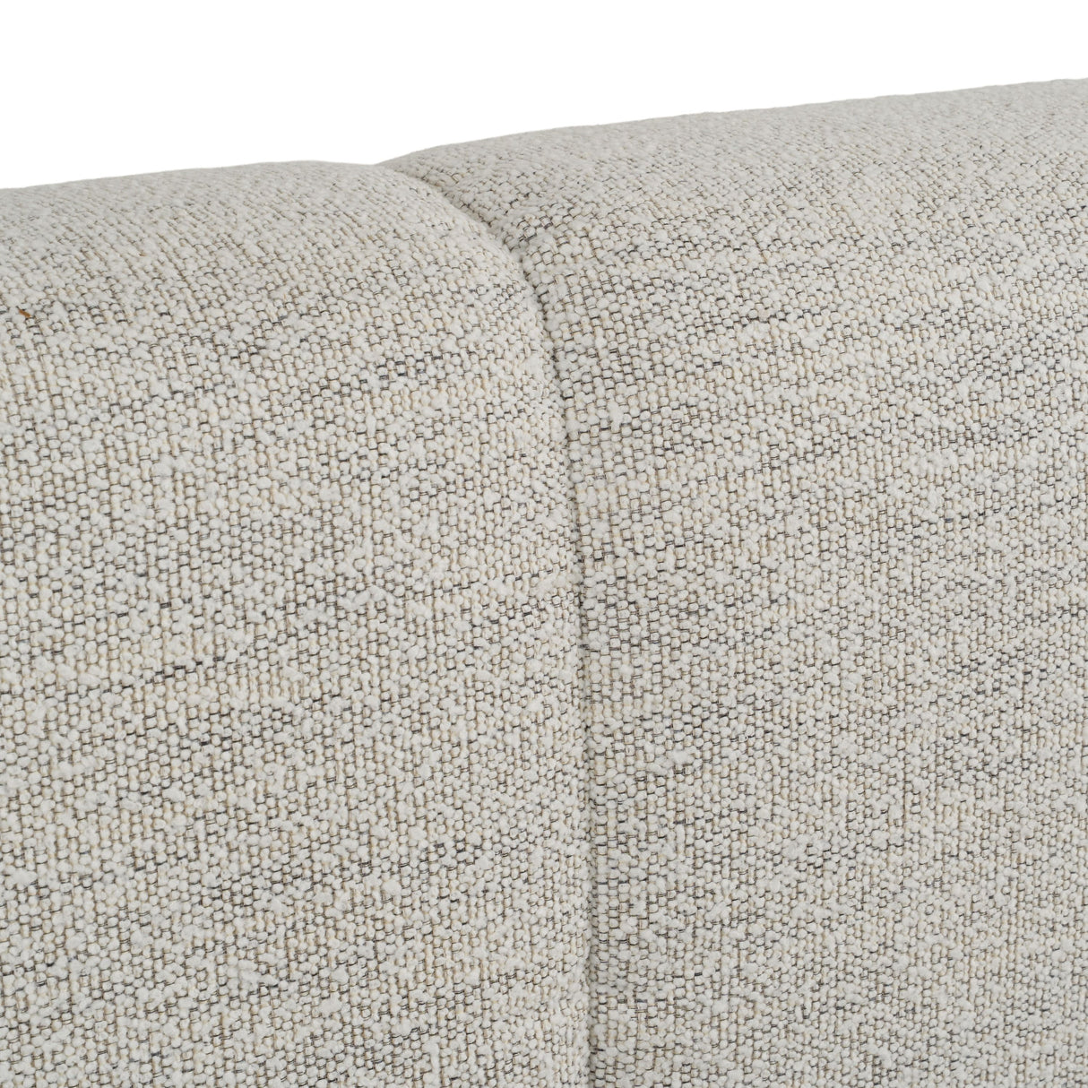 Eastern King Lamont + Rado - Modern Beige Fabric + Walnut 4-Piece Bedroom Set
