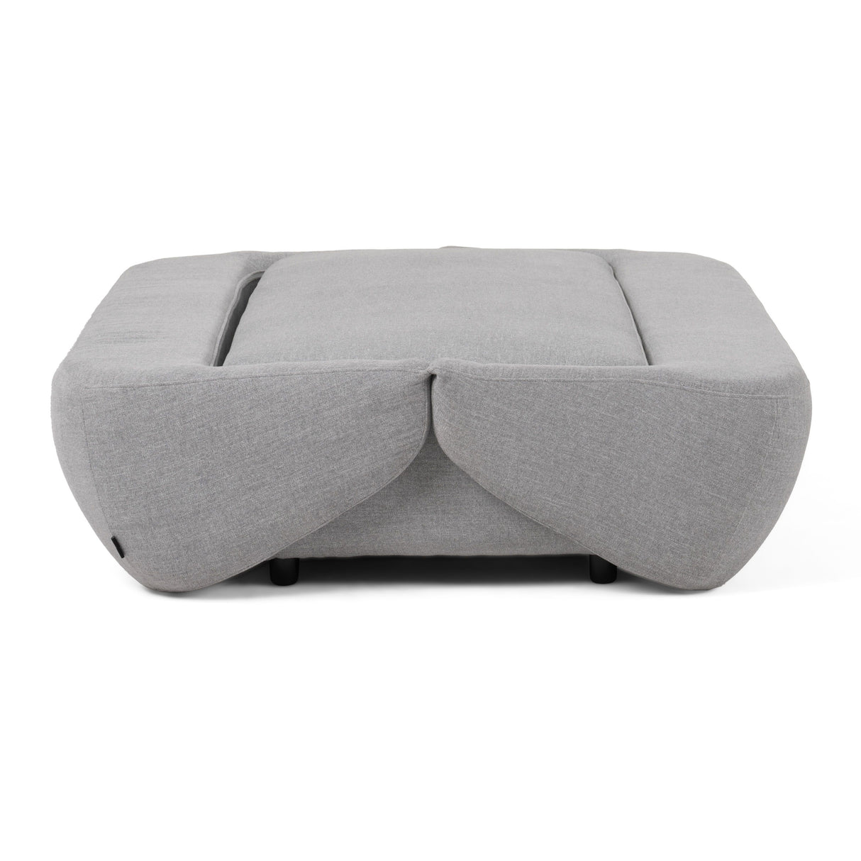 Divani Casa Lerner - Modern Light Grey Fabric Sofa Bed