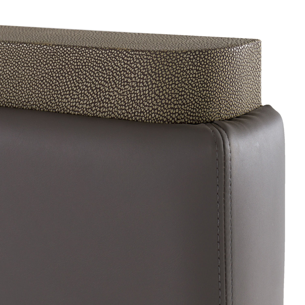 Lois Modern Grey Leather & Beige Shagreen Bedroom Set – VIG Furniture - Home Elegance USA