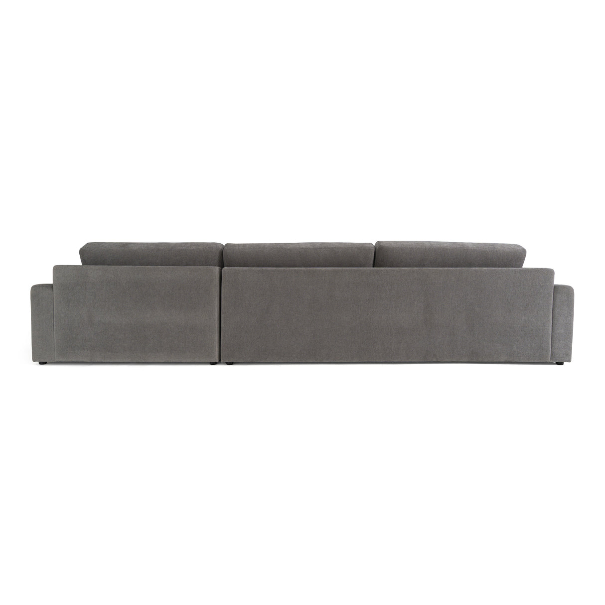 Loki - Modern Grey Fabric Right Facing Sectional Sofa - View Image 1