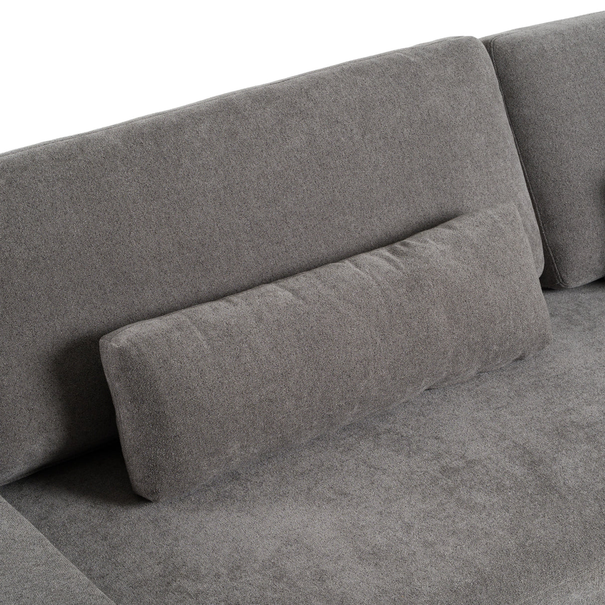Loki - Modern Grey Fabric Right Facing Sectional Sofa - View Image 1