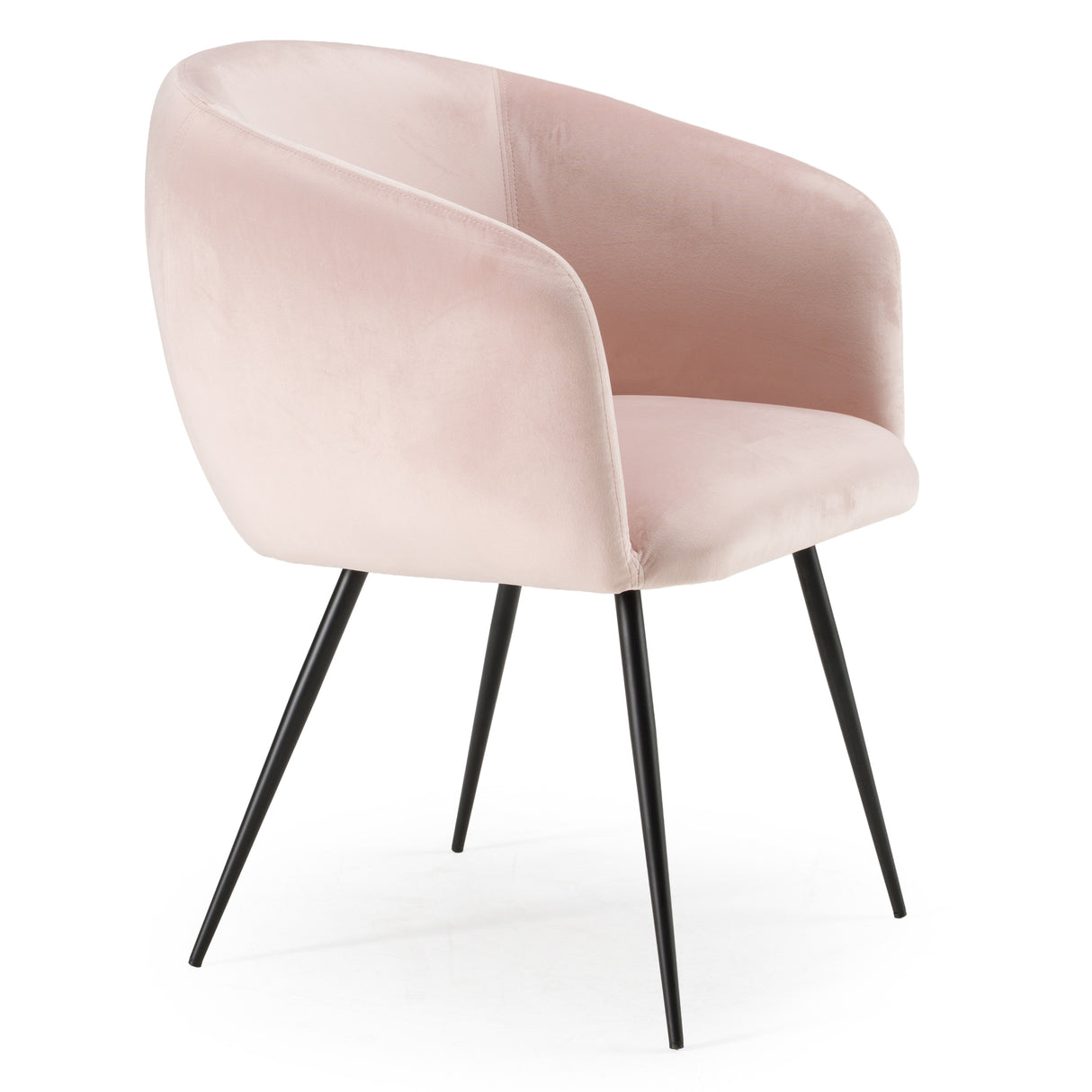 Conroy + Luzerne - Modern Black + Pink Dining Table Set - View Image 1