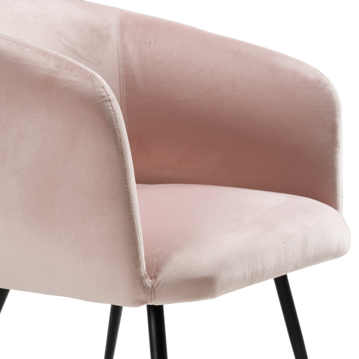 Conroy + Luzerne - Modern Black + Pink Dining Table Set - View Image 1