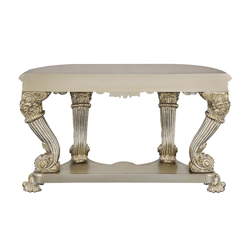 Danae Sofa Table LV01204 Champagne & Gold Finish | Acme | Home Elegance USA