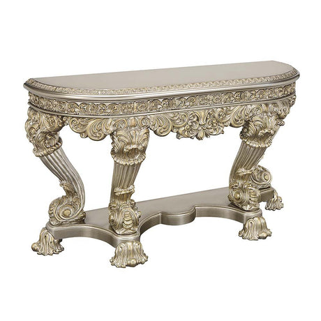 Danae Sofa Table LV01204 Champagne & Gold Finish | Acme | Home Elegance USA