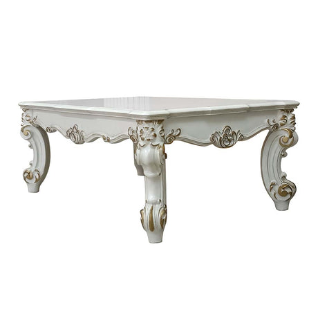 Acme - Vendome II Coffee Table LV01332 Antique Pearl Finish