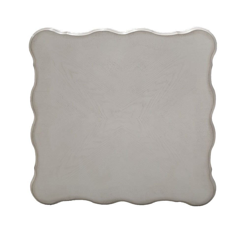 Acme - Dresden End Table LV01692 Bone White Finish