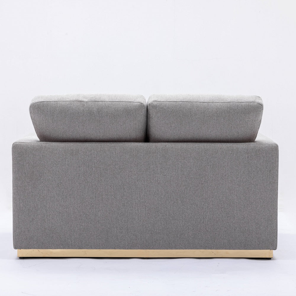 Acme - Valin Loveseat LV01745 Grey Linen