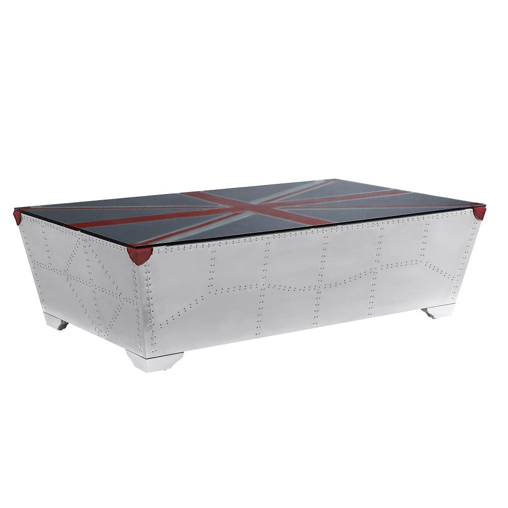 Brancaster Coffee Table LV01812 Aluminum | Acme | Home Elegance USA