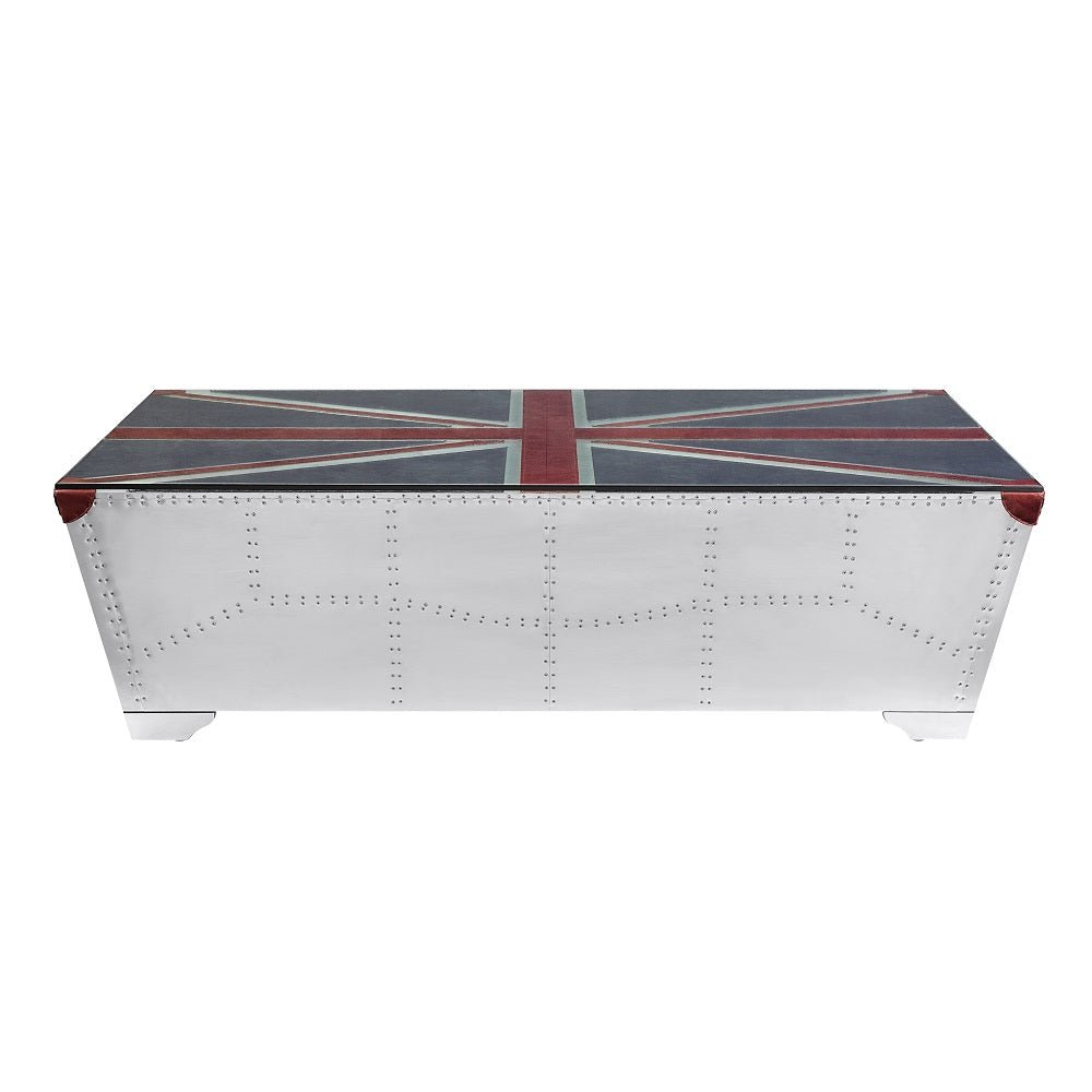 Brancaster Coffee Table LV01812 Aluminum | Acme | Home Elegance USA