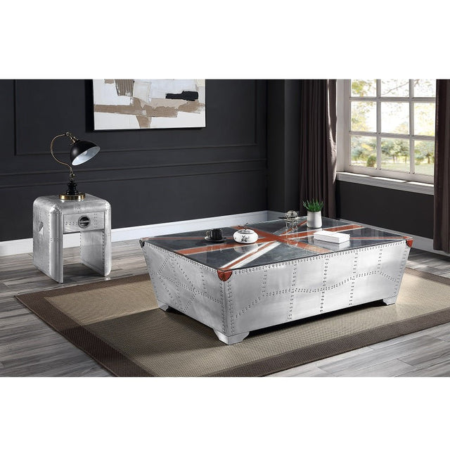 Brancaster End Table LV01813 Aluminum | Acme | Home Elegance USA