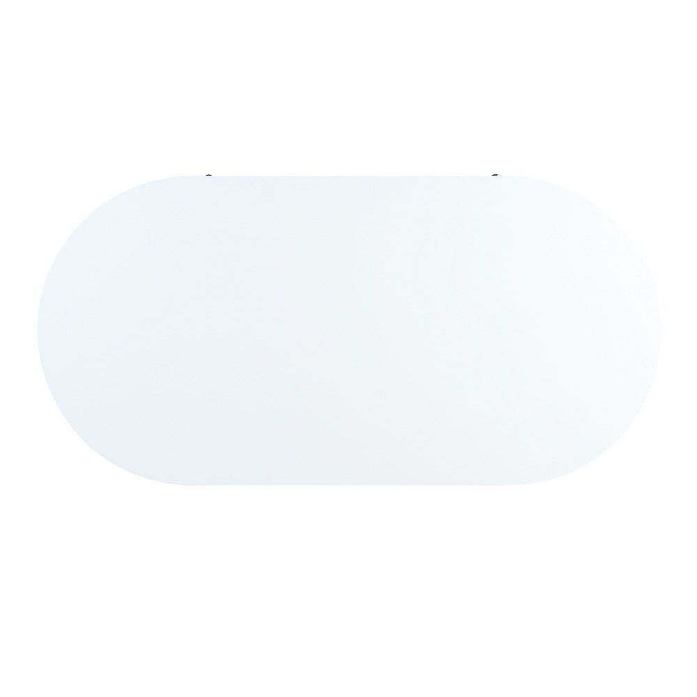 Daveigh Coffee Table LV02464 White High Gloss & Gold Finish | Acme | Home Elegance USA
