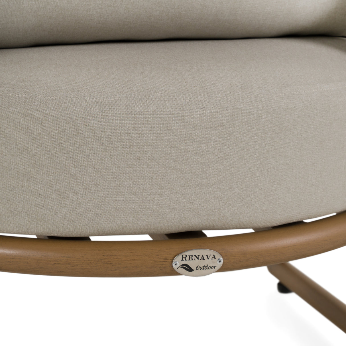 Malta - Outdoor Light Grey + Teak Sofa Set - View Image 1