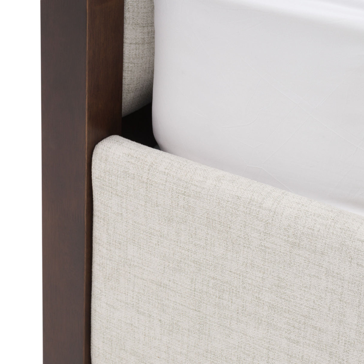 Manhattan Contemporary Canopy Bedroom Set Brown Oak – Modrest - Home Elegance USA