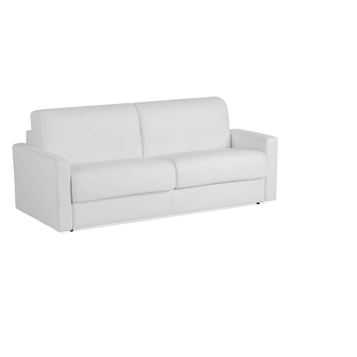 Lamod Italia Revers - Italian Modern White Leather Queen Sofabed