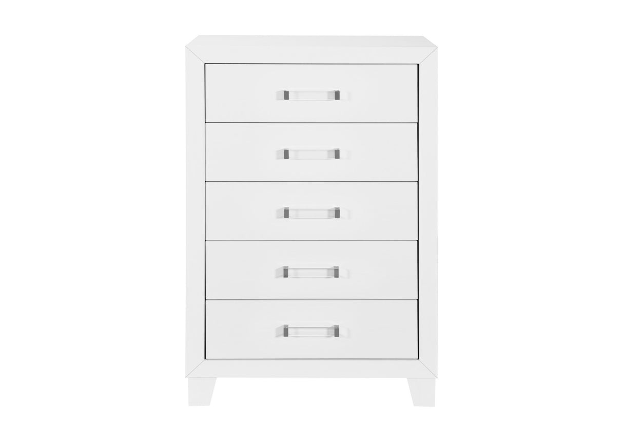 Luccia White Chest | Global - Home Elegance USA
