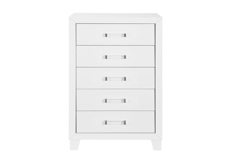 Luccia White Chest | Global - Home Elegance USA