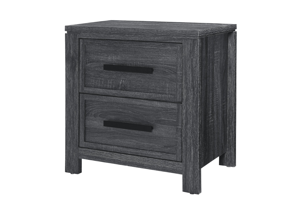 Cypress Dark Grey Nightstand | Global Furniture USA - Home Elegance USA