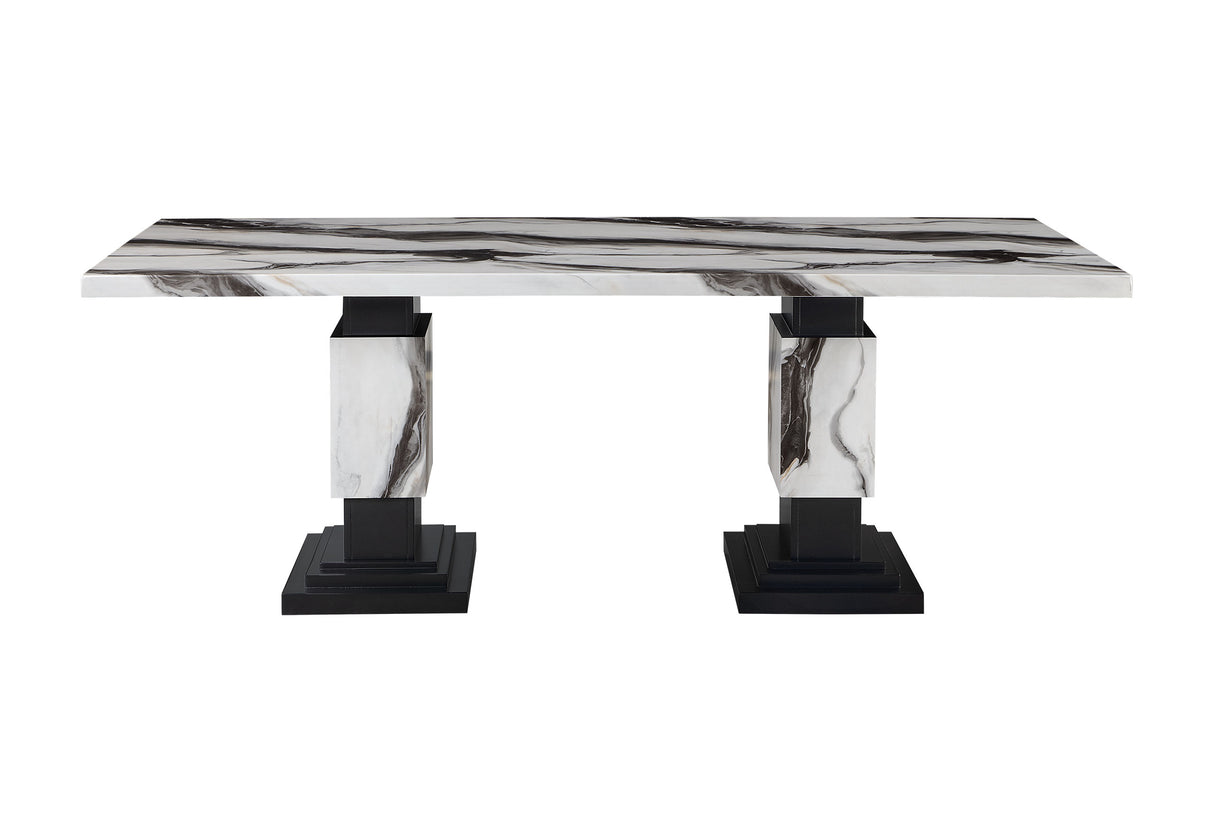 D12 Dt White/Black | Global - Home Elegance USA